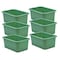 Teacher Created Resources Storage Bin, Plastic, Eucalyptus Green, 6 PK 20396 - alternate 1
